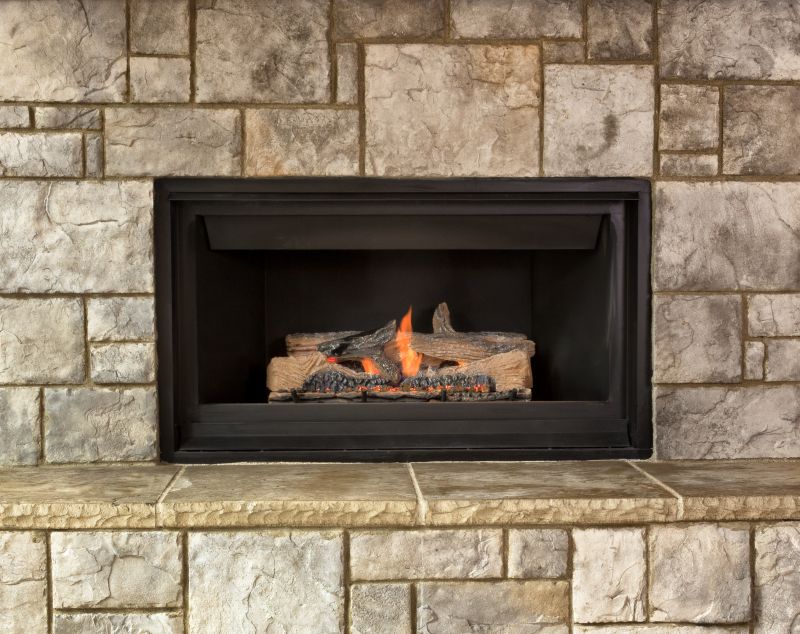 Completed Masonry Fireplace